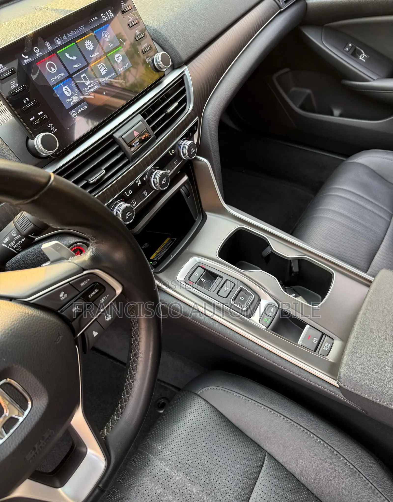 Honda Accord Touring 2.0T 2021 Black
