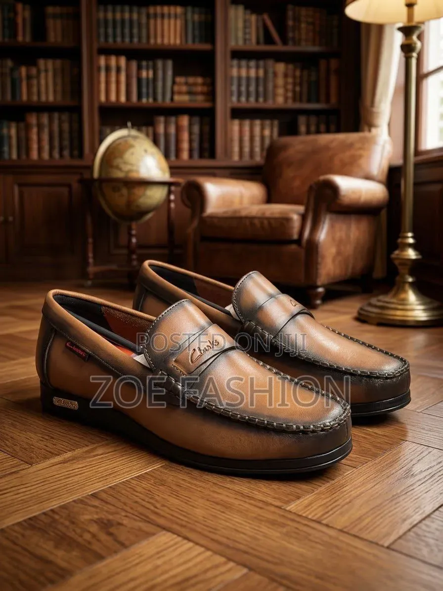 Men's Quality Leather Loafers Shoe(Clarks)