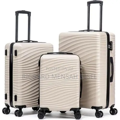 Size 28 3-Set Plastic Traveling Luggage