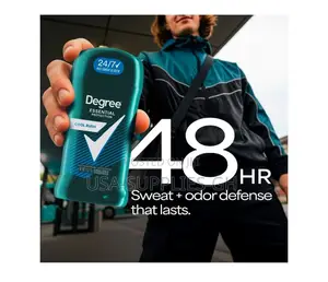 Men's Degree 48-Hour Antiperspirant Deodorant Cool Rush 2.7Oz From USA