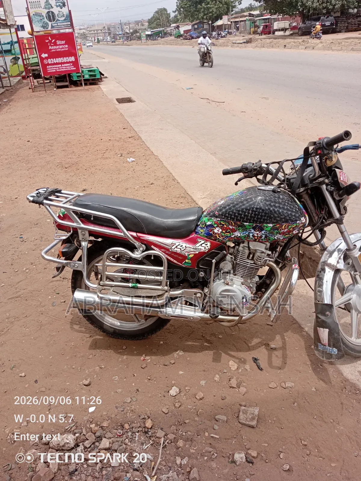 Haojue HJ125-8K 2021 Red