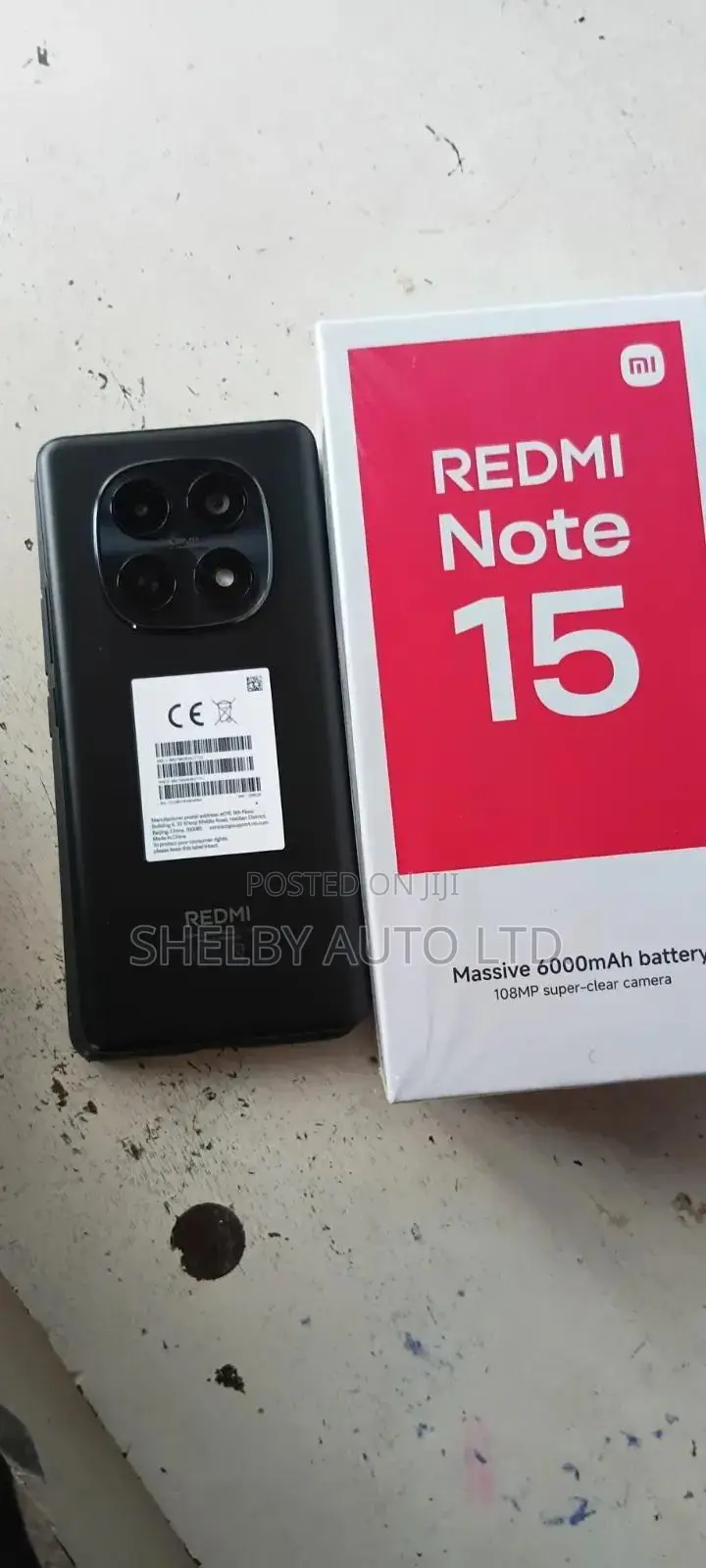Xiaomi Redmi Note 15 256 GB Black