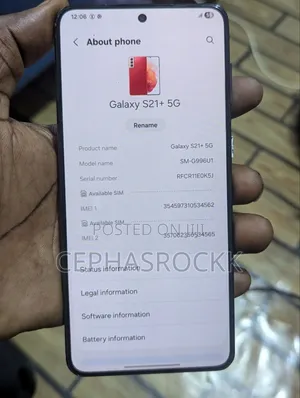 Samsung Galaxy S21+ 5G 128 GB Blue