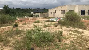 Half Plot of Land for Sale at Safo,the Site Is a Well Developed Site.