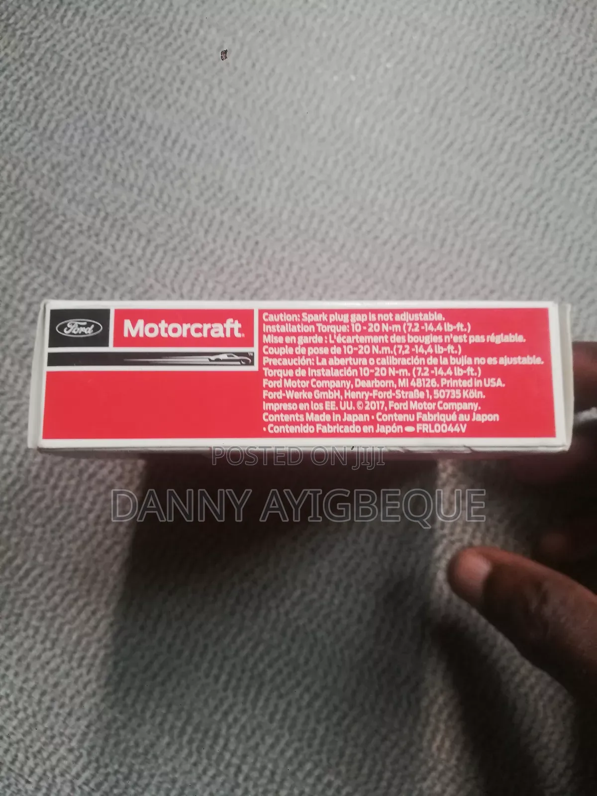 Ford Escape 2017 Original Spark Plug