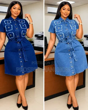 Jeans Design Straight Dress