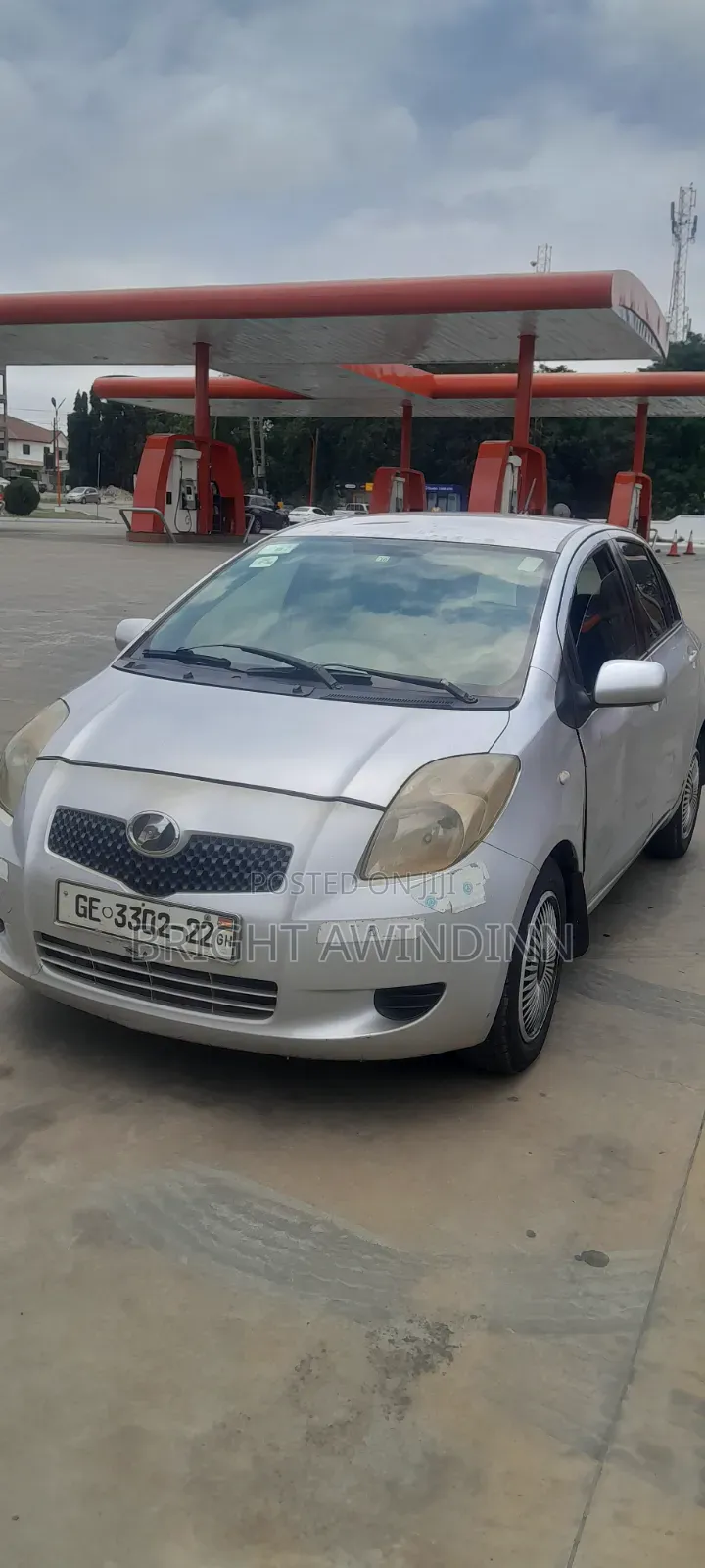 Toyota Vitz 1.3 FWD 3dr 2007 Gray