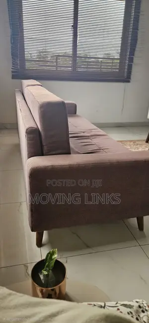 Modern 3-Seater Fabric Sofa
