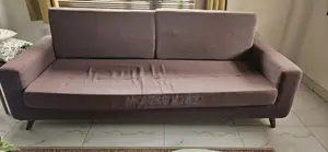 Modern 3-Seater Fabric Sofa