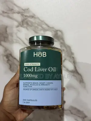 Cod Liver Oil 1000mg 240 Capsules