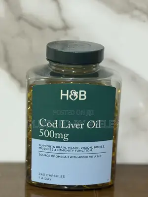 Cod Liver Oil 500mg 240 Capsules