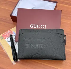High Quality Leather Men’s Handbag - Available in Different Brands