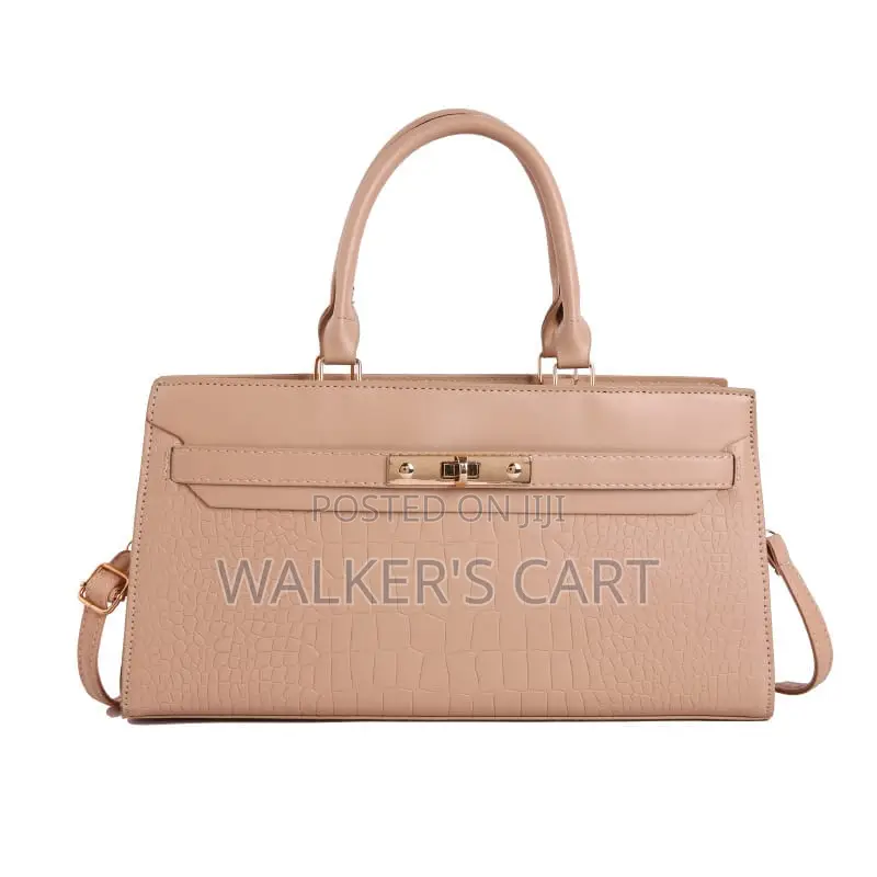 Women's Classic Lock-Closure Satchel Handbag