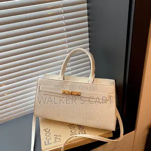 Women's Classic Lock-Closure Satchel Handbag
