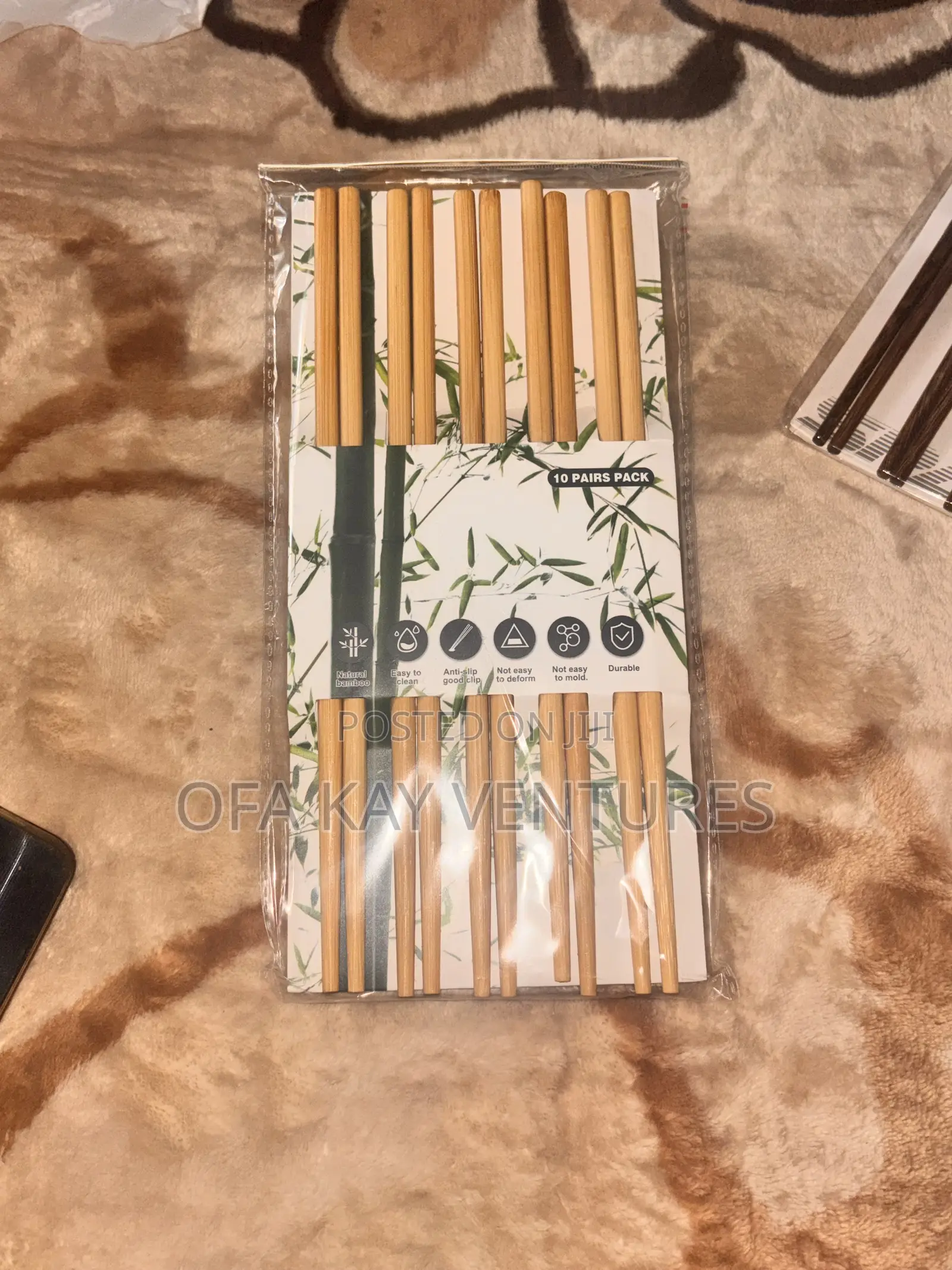 10 Pairs Pack Chop Sticks Set