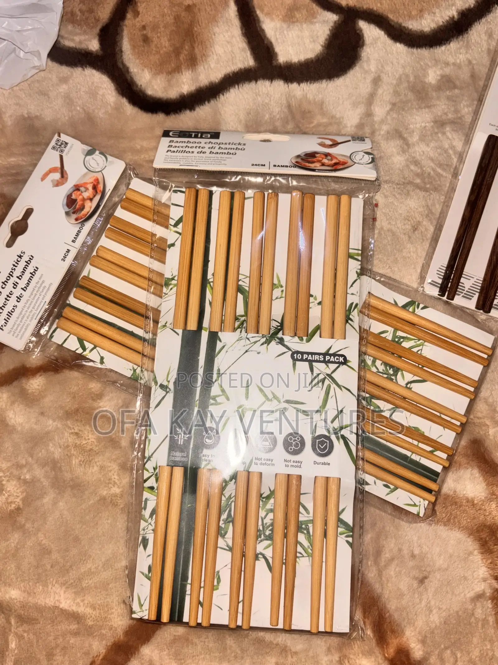 10 Pairs Pack Chop Sticks Set
