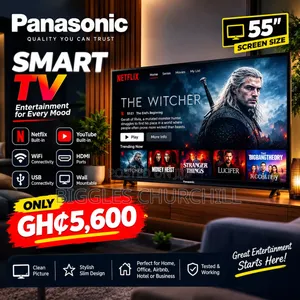 Panasonic Smart TV – Netflix YouTube – Clean Working –