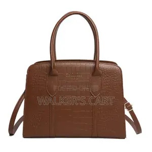 Women's Croc-Embossed Top-Handle Satchel Bag