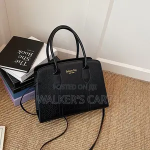 Women's Croc-Embossed Top-Handle Satchel Bag
