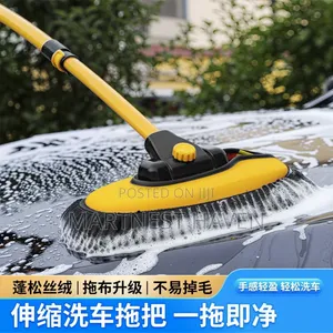 Extendable Car Wash Mop With Soft Bristles