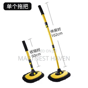 Extendable Car Wash Mop With Soft Bristles