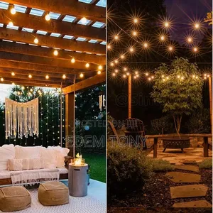 G40 Globe String Lights, Commonly Used for Patio, Garden