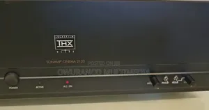 Sonance Sonamp Cinema 2120 High-Power Amplifier Connected to Hi-Fi SP
