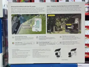 TAPO C645D KIT Solar-Powered Dual-Lens PT Security WIFI Camera Kit