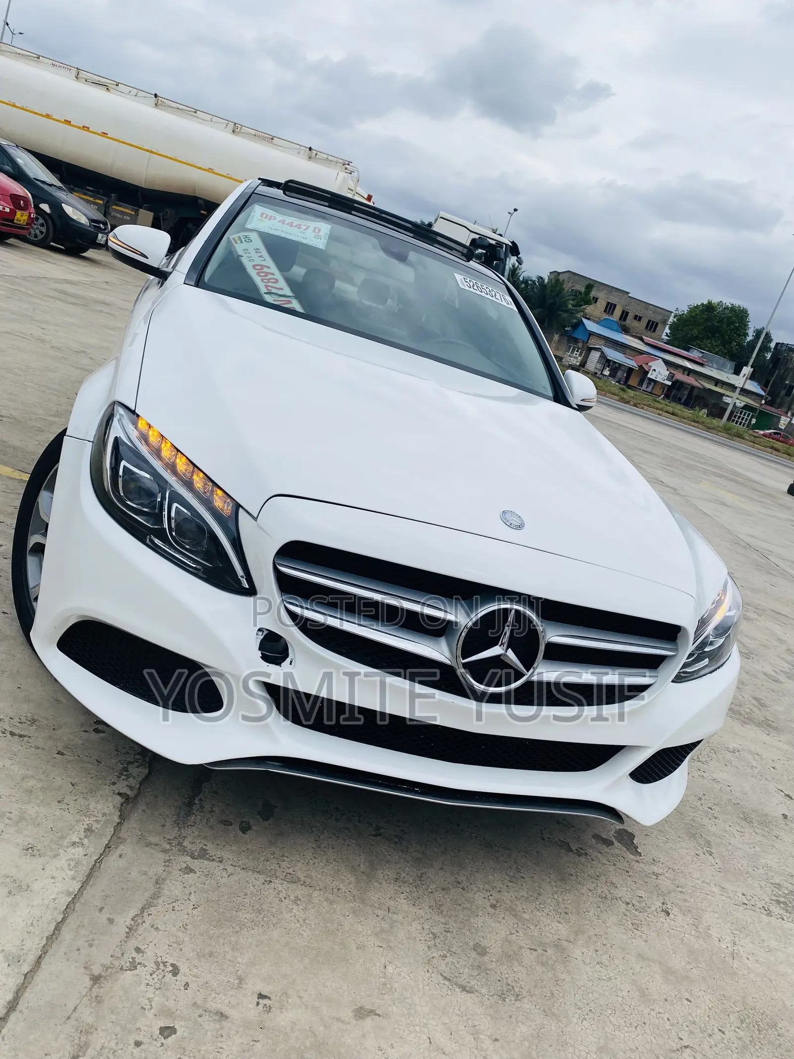 Mercedes-Benz C300 Base 4Matic Sedan AWD (2.0L 4cyl 7A) 2017 White