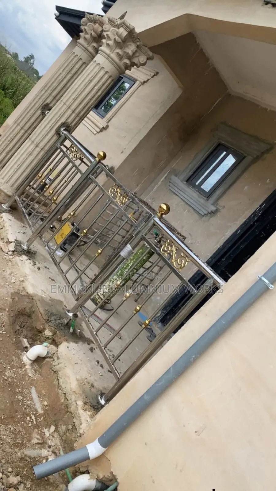 C26 Gold Design One Stainless Balustrade