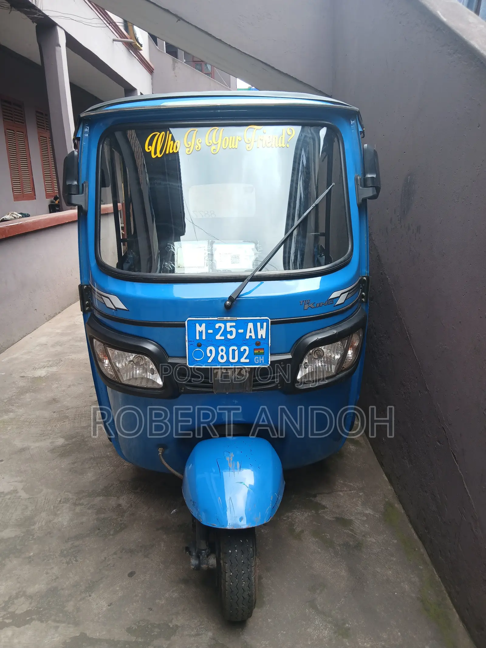 TVS King Deluxe Plus iTouch Start 2025 Blue