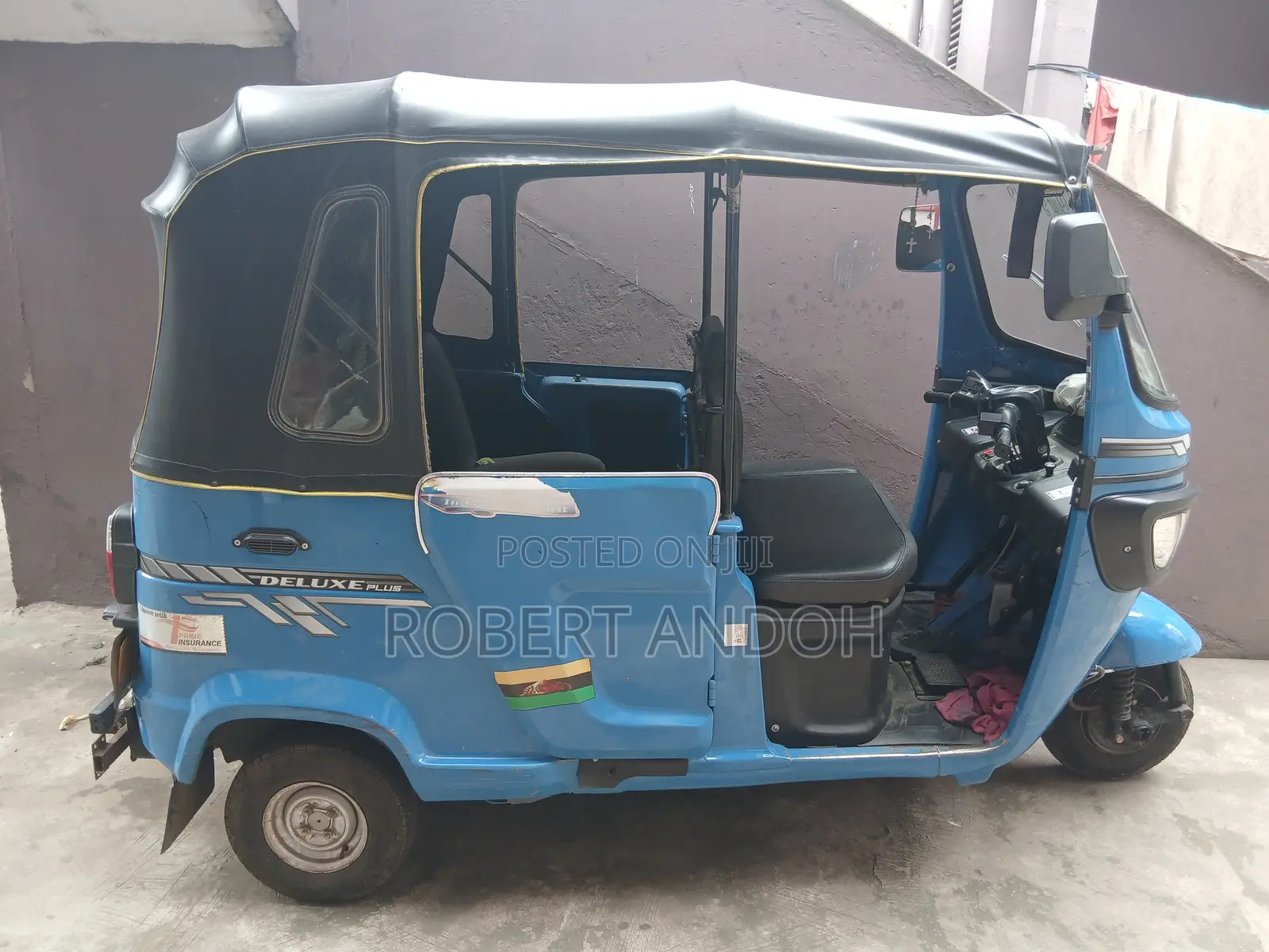 TVS King Deluxe Plus iTouch Start 2025 Blue