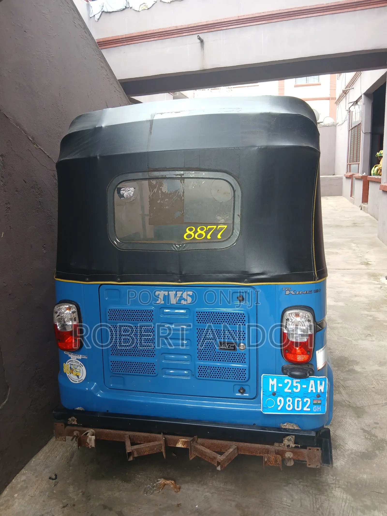 TVS King Deluxe Plus iTouch Start 2025 Blue