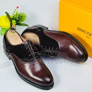 Louis Vuitton Brown Shoe With Combination of Leather and Suede