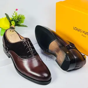 Louis Vuitton Brown Shoe With Combination of Leather and Suede