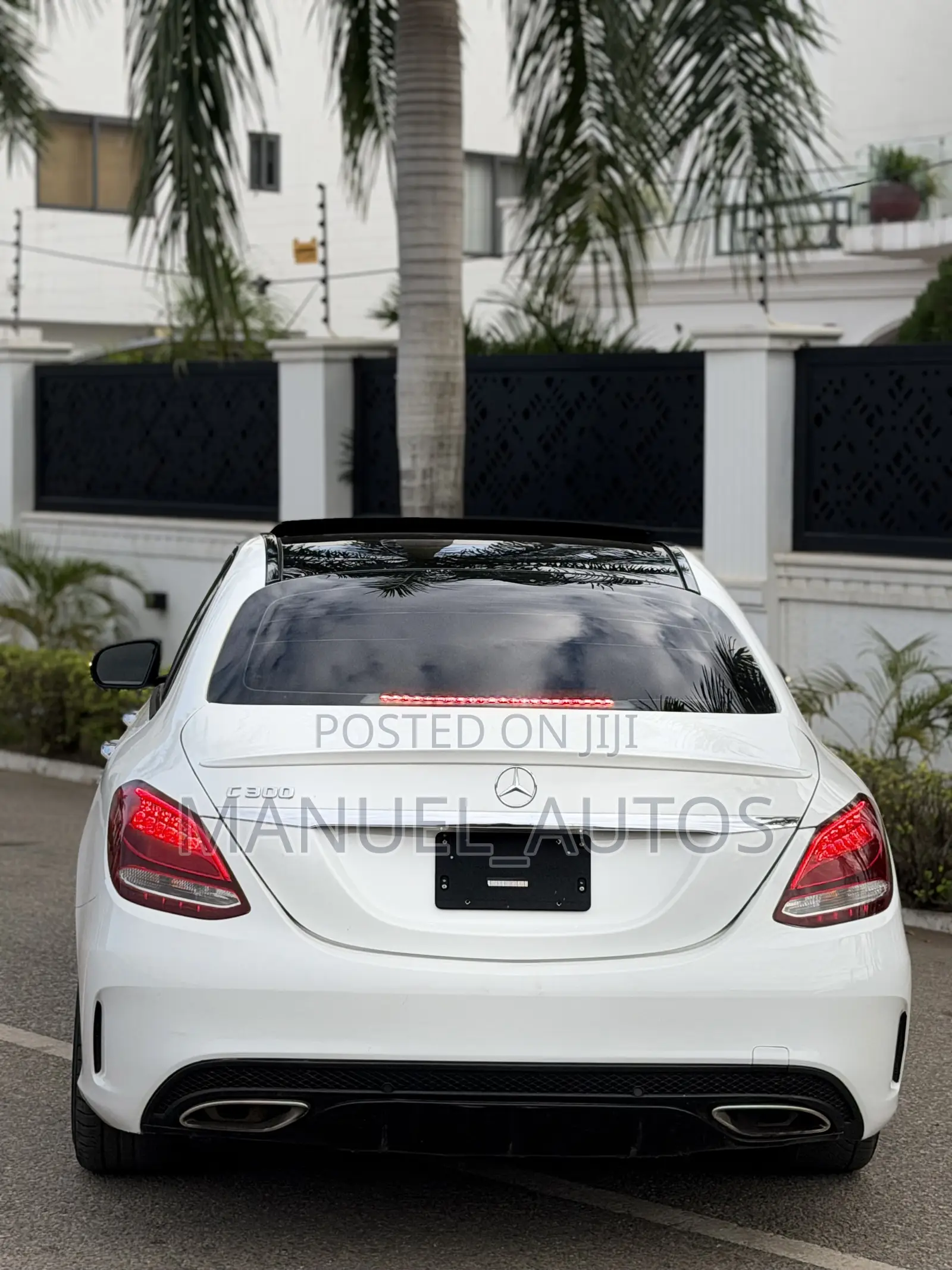 Mercedes-Benz C300 Sport 4Matic Sedan AWD (2.0L 4cyl 7A) 2017 White