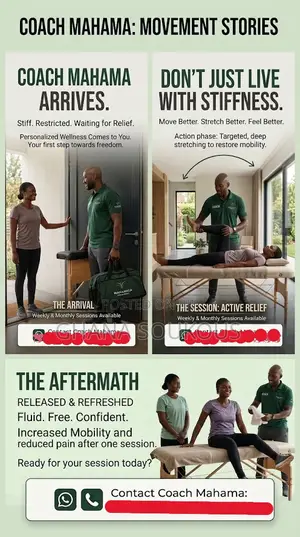 Defeat Waist , Back and Knee Pain With Coach Mahama