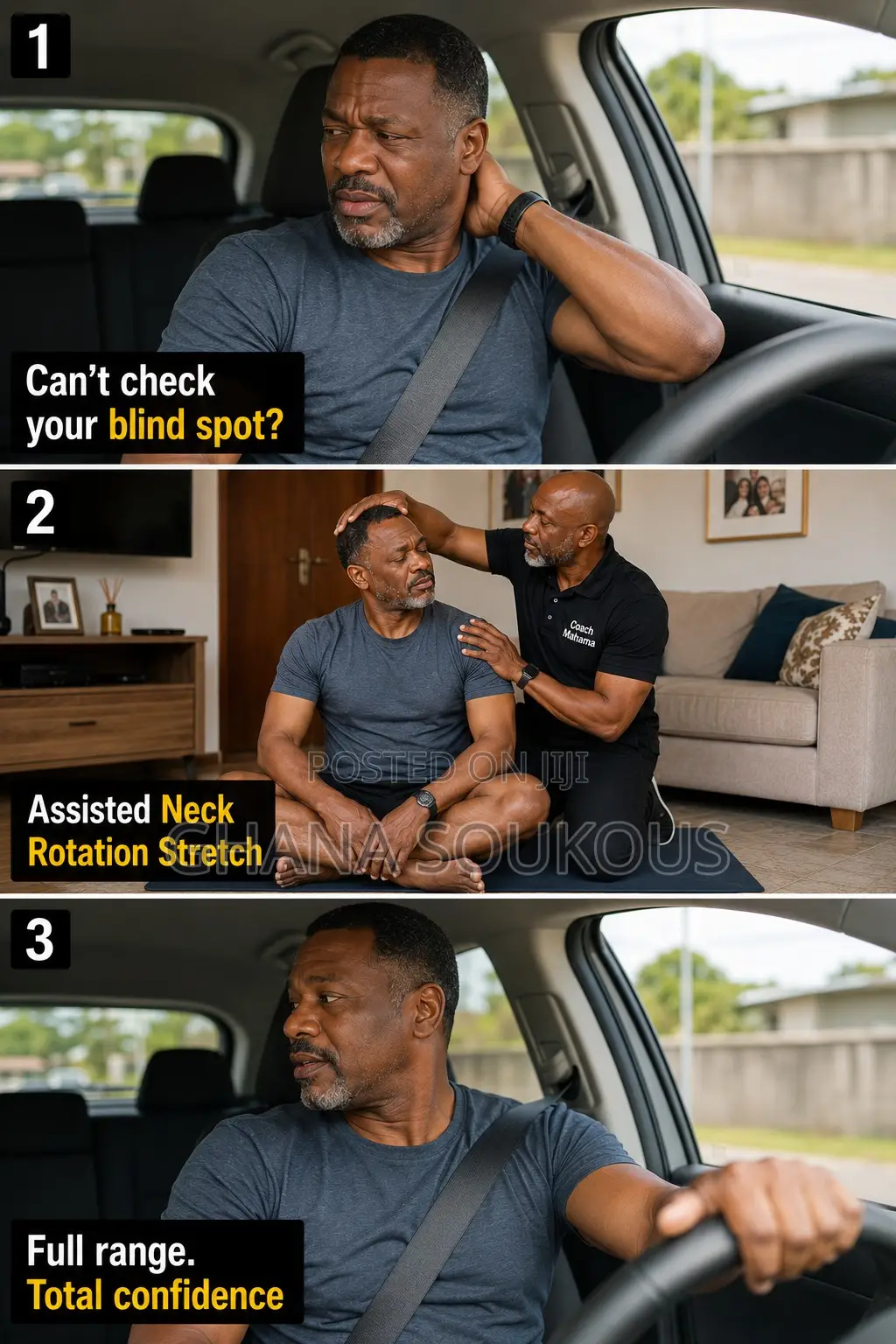 Defeat Waist , Back and Knee Pain With Coach Mahama