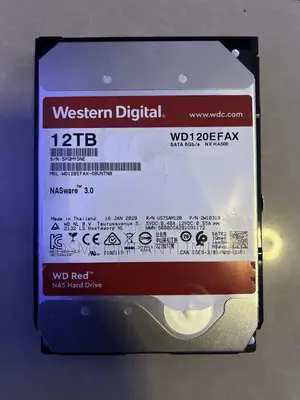12TB Western Digital HDD NAS Drive