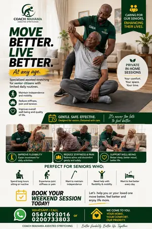 Defeat Waist , Back and Knee Pain With Coach Mahama