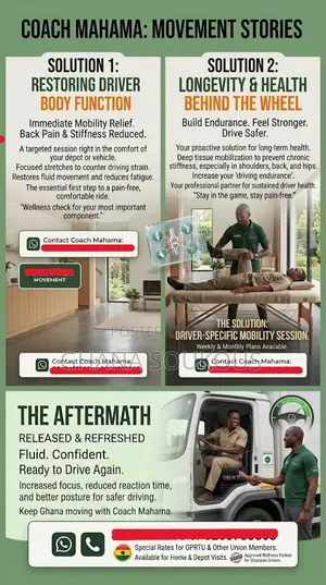 Defeat Waist , Back and Knee Pain With Coach Mahama