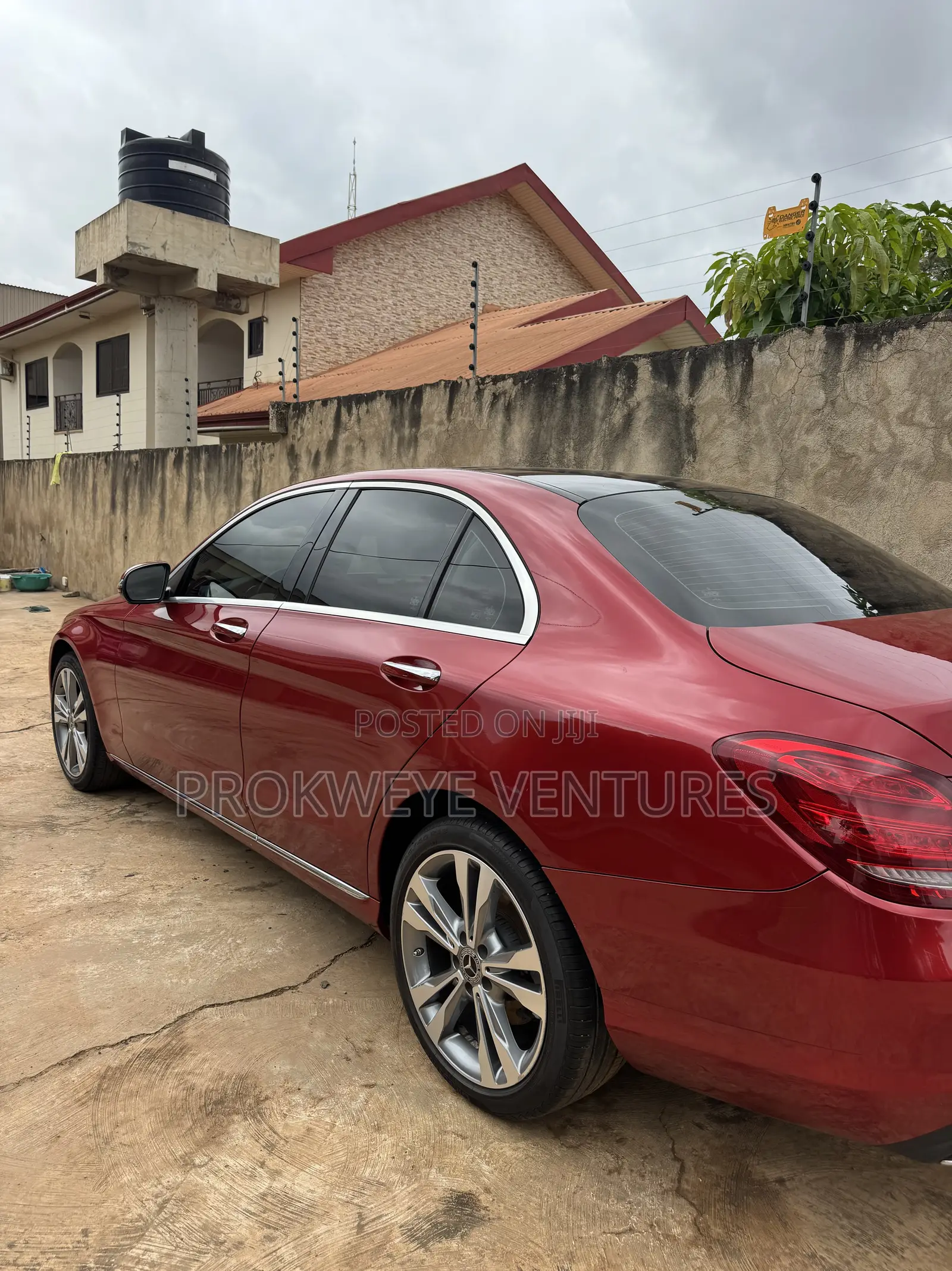 Mercedes-Benz C300 Base C300 AWD 4MATIC Sedan 2018 Red