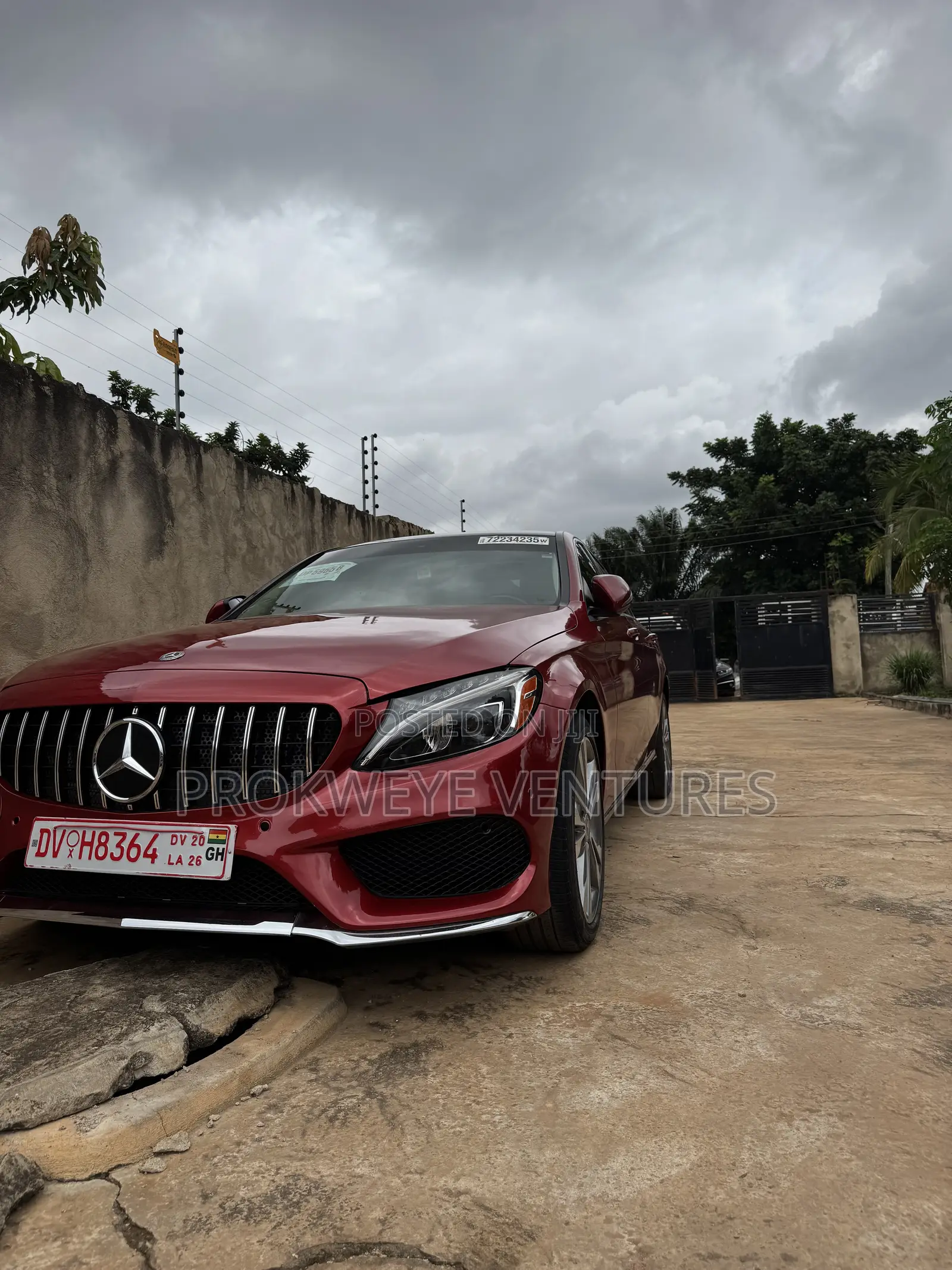 Mercedes-Benz C300 Base C300 AWD 4MATIC Sedan 2018 Red