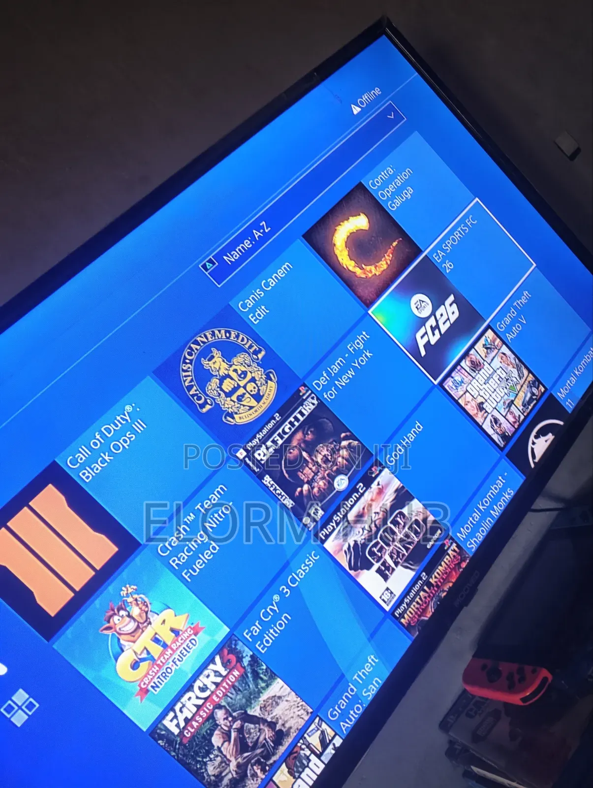 PS4 Slim Jailbreak With 2 Controllers and 16 Games