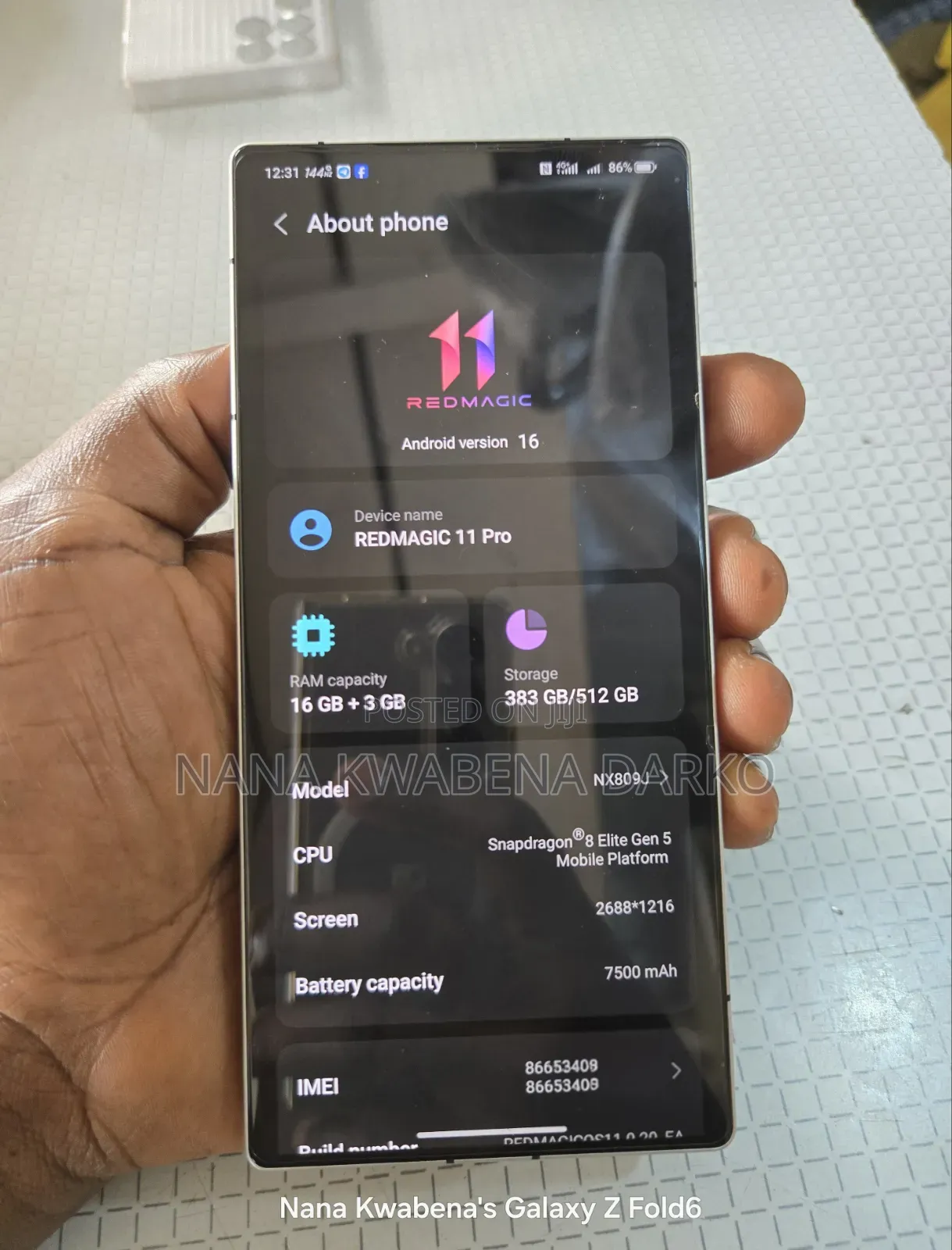 ZTE nubia Redmagic 11 Pro 5G 512 GB White
