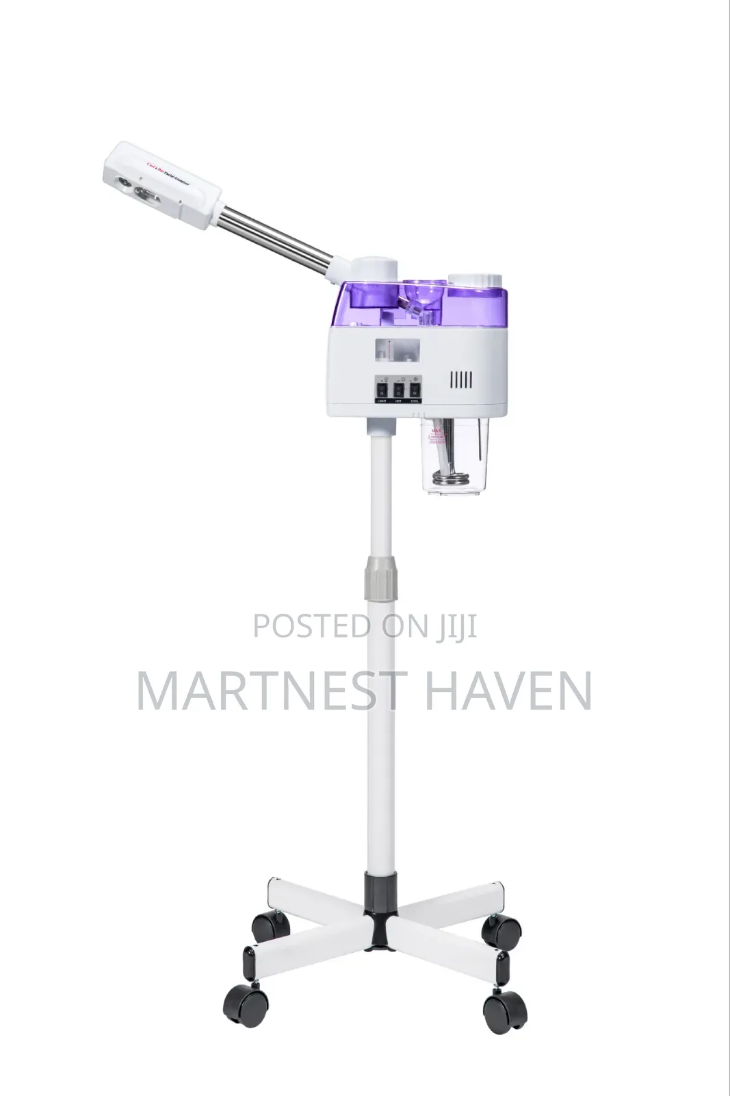 Facial Steamer With Single/Double Tubes, Hot and Cold Spray