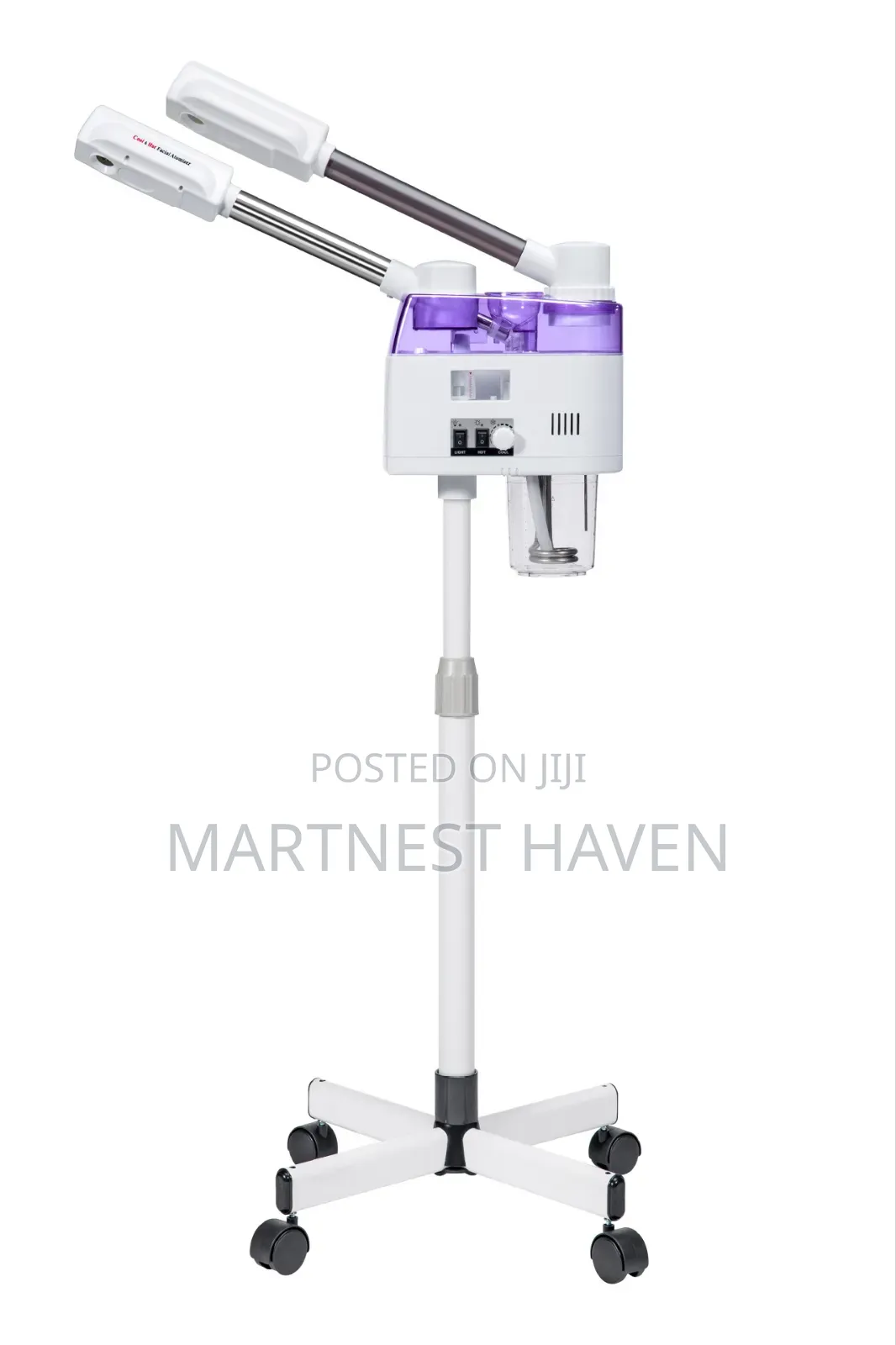 Facial Steamer With Single/Double Tubes, Hot and Cold Spray