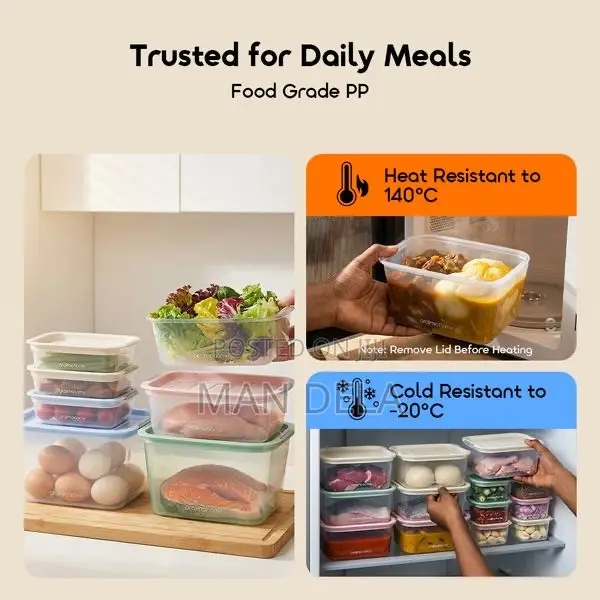 Oraimo PureStore Food Storage Containers(15pcs)