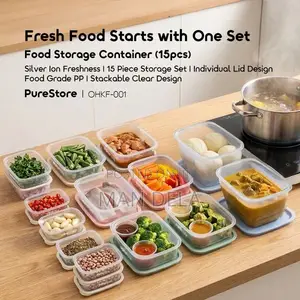 Oraimo PureStore Food Storage Containers(15pcs)