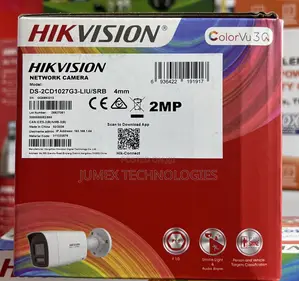 Hikvision 2mp 2way Audio Ip Camera Colorvu 3.0 Ds-2cd1027g3-Liu/SRB